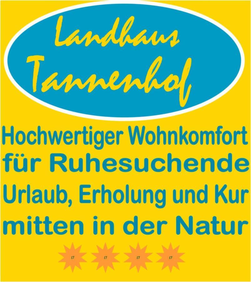 Ferienwohnungen Landhaus Tannenhof Bischofsgrün Exteriör bild